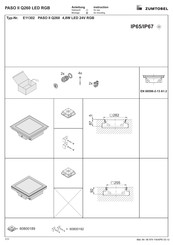 Zumtobel E11302 Instrucciones De Montaje