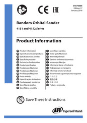 Ingersoll Rand 4151 Especificaciones Del Producto