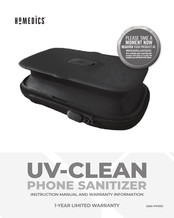 HoMedics UV-CLEAN Manual De Instrucciones