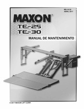 Maxon TE-25 Manual De Mantenimiento