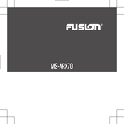 Garmin Fusion MS-ARX70 Instrucciones