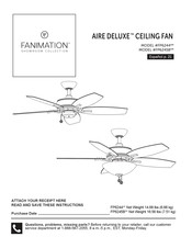 Fanimation AIRE DELUXE FP6245B Serie Manual De Instrucciones