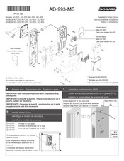 Schlage AD-200 Manual De Instrucciones
