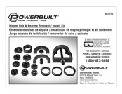 Powerbuilt 647795 Manual Del Usuario