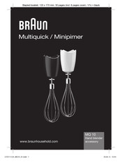 Braun MQ 10 Manual Del Usuario