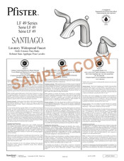 Pfister SANTIAGO LF 49 Serie Instrucciones De Instalación