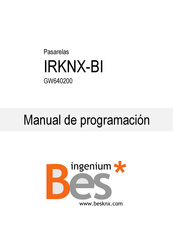 BES IRKNX-BI Manual De Programación