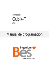 Ingenium Bes Cubik-T Manual De Programación