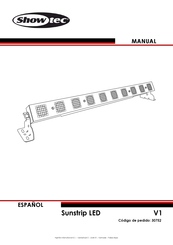 Showtec Sunstrip LED Manual De Instrucciones