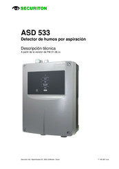 Securiton ASD 533 Descripción Técnica