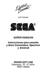 Sega SUPER HANG-ON Instrucciones