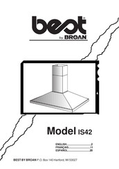 Broan best IS42 Manual Del Usuario