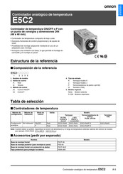 Omron E5C2 Guia De Inicio Rapido