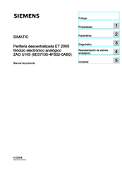 Siemens 6ES7135-4FB52-0AB0 Manual De Producto