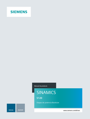 Siemens SINAMICS S120 Manual De Producto