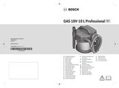 Bosch GAS 18V-10 L Professional Manual Original