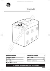 GE 840081500 Manual De Instrucciones