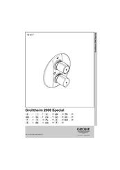 Grohe Grohtherm 2000 Special 19 417 Manual De Instrucciones