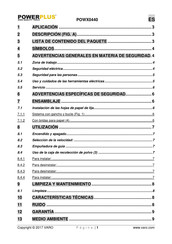 Powerplus POWX0440 Manual De Usuario