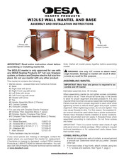 Desa Hearth Products W32LS2 Instrucciones De Montaje E Instalación