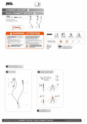 Petzl DUAL CONNECT ADJUST Manual De Instrucciones