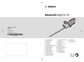 Bosch AdvancedHedgeCut 36 Manual Original