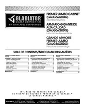 Whirlpool Gladiator Garageworks GAJG36GRDG Instrucciones De Ensamblaje