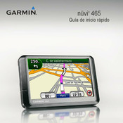 Garmin Nüvi 465 Guia De Inicio Rapido