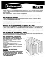 Newell Rubbermaid 5H80 Manual De Ensamblaje