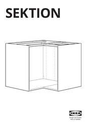 IKEA SEKTION Manual De Instrucciones