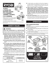 Ryobi P104 Manual De Instrucciones