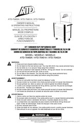 ATD 70400A Guía De Utilización Y Directivas De Funcionamiento