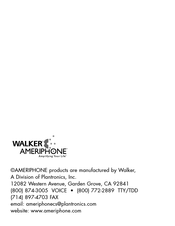 Ameriphone ALERTMASTER AM-RX2 Guía De Usuario