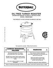 ButterBall Masterbuilt MB23010809 Manual De Operación E Instrucciones De Seguridad