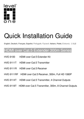 LevelOne HVE-9100 Guía De Instalación Rápida