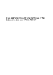 HP Elite 7000 MT Serie Guía De Configuración