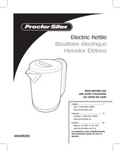 Proctor Silex 40940 Manual De Instrucciones