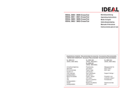 Ideal 2600-Cross/Cut Instrucciones Para El Uso