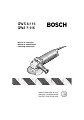 Bosch GWS 6-115 Manual De Instrucciones