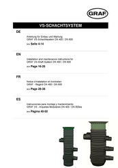 Graf DN 600 Instrucciones Para Montaje Y Mantenimiento