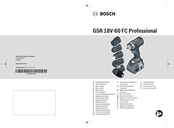 Bosch Professional GSR 18V-60 FC Manual Original