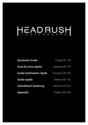 HEADRUSH MX5 Guia De Inicio Rapido