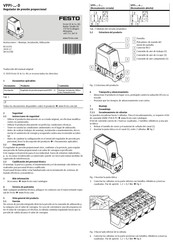 Festo VPPI-D Serie Instrucciones | Montaje, Instalación, Utilización