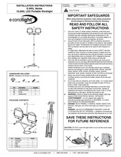 e-conolight E-WKL Serie Instrucciones De Instalación