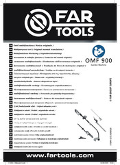Far Tools OMF 900 Traducción Del Manual Originale