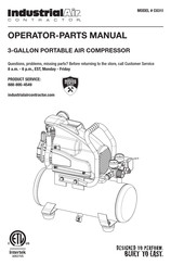 Industrial Air C031I Manual Del Operador Y Piezas