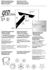 Bohle SILBERSCHNITT GEO-Master 536.1 Instrucciones De Uso