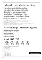 Kuppersbusch UKE 177-6 Instrucciones Para El Montaje Y El Uso