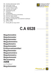 Chauvin Arnoux C.A 6528 Guia De Inicio Rapido