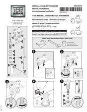 Moen Cleveland Faucet Group 47211 Instrucciones De Instalación